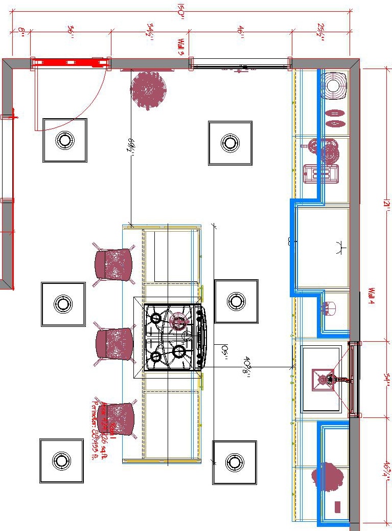 Kitchen Floor Plan